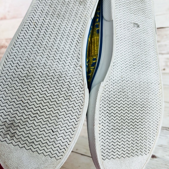 Y2K Sebastiro 90s City Scape embroidered Sneakers size 7.5 skyline design - Picture 11 of 12